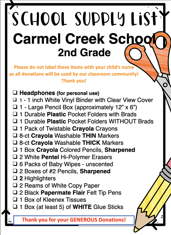 Supply List